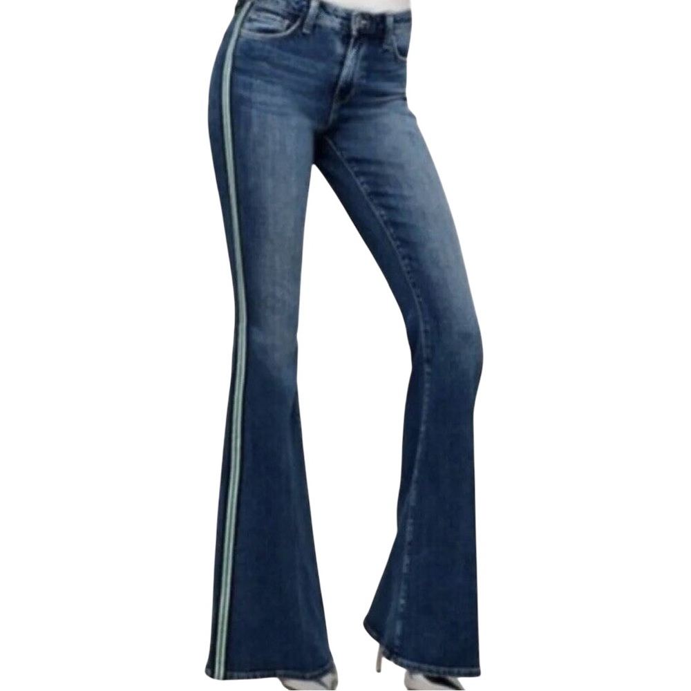 L'AGENCE Side Stripe Solana High Rise Flare Jeans🌸